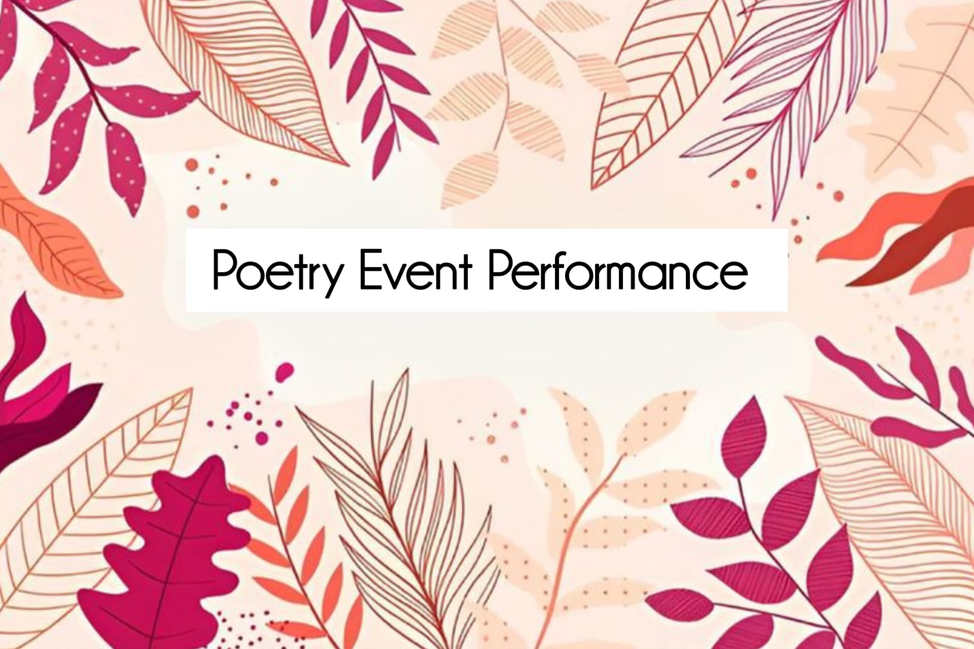 Poetry Night