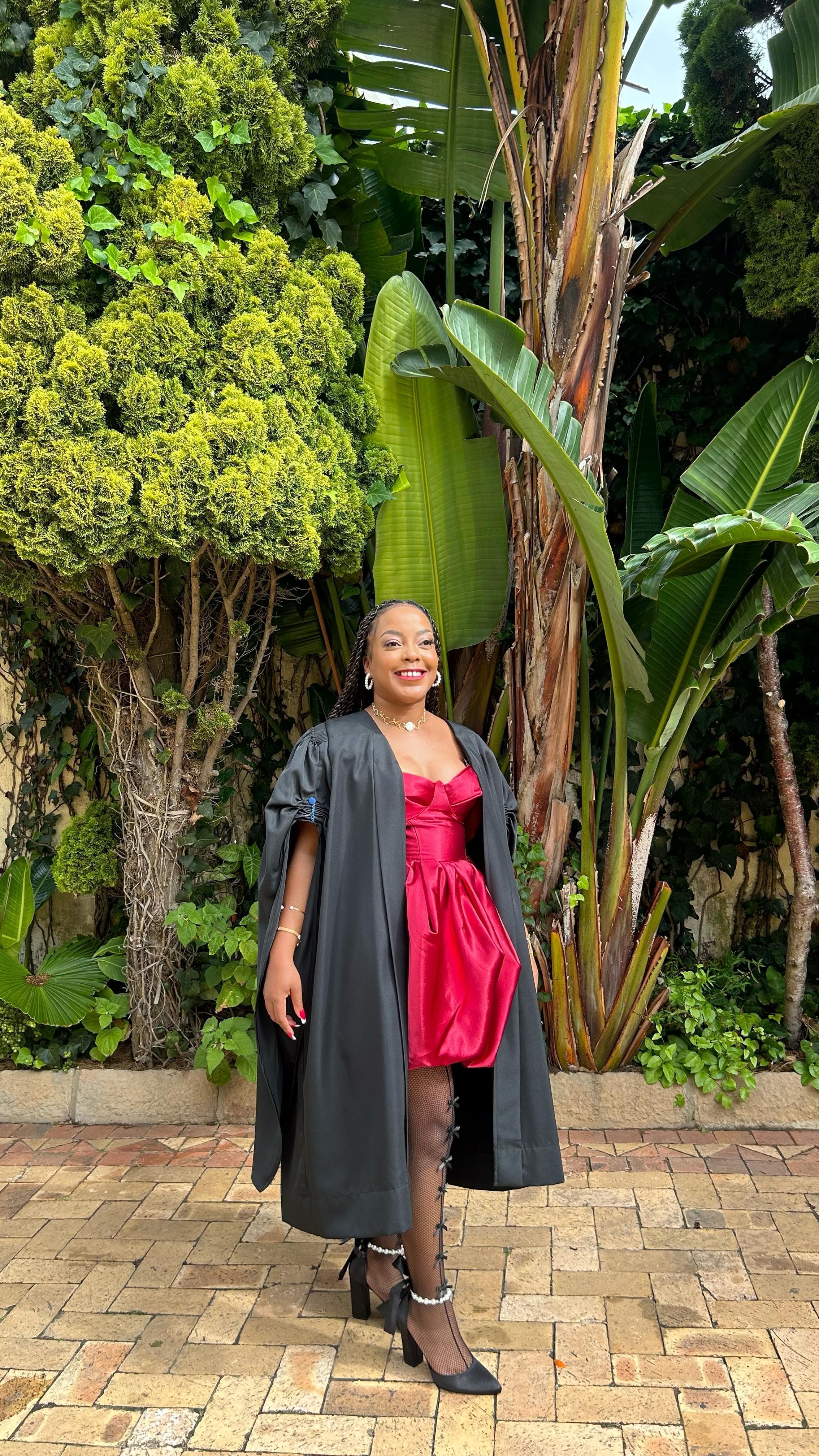 Nanda at Advanced Diploma graduation — Nelson Mandela University 2024