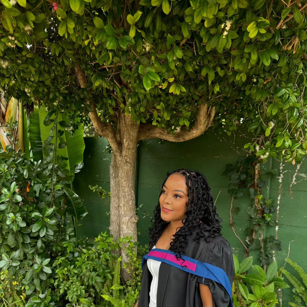 Nanda at Diploma graduation — Nelson Mandela University 2023