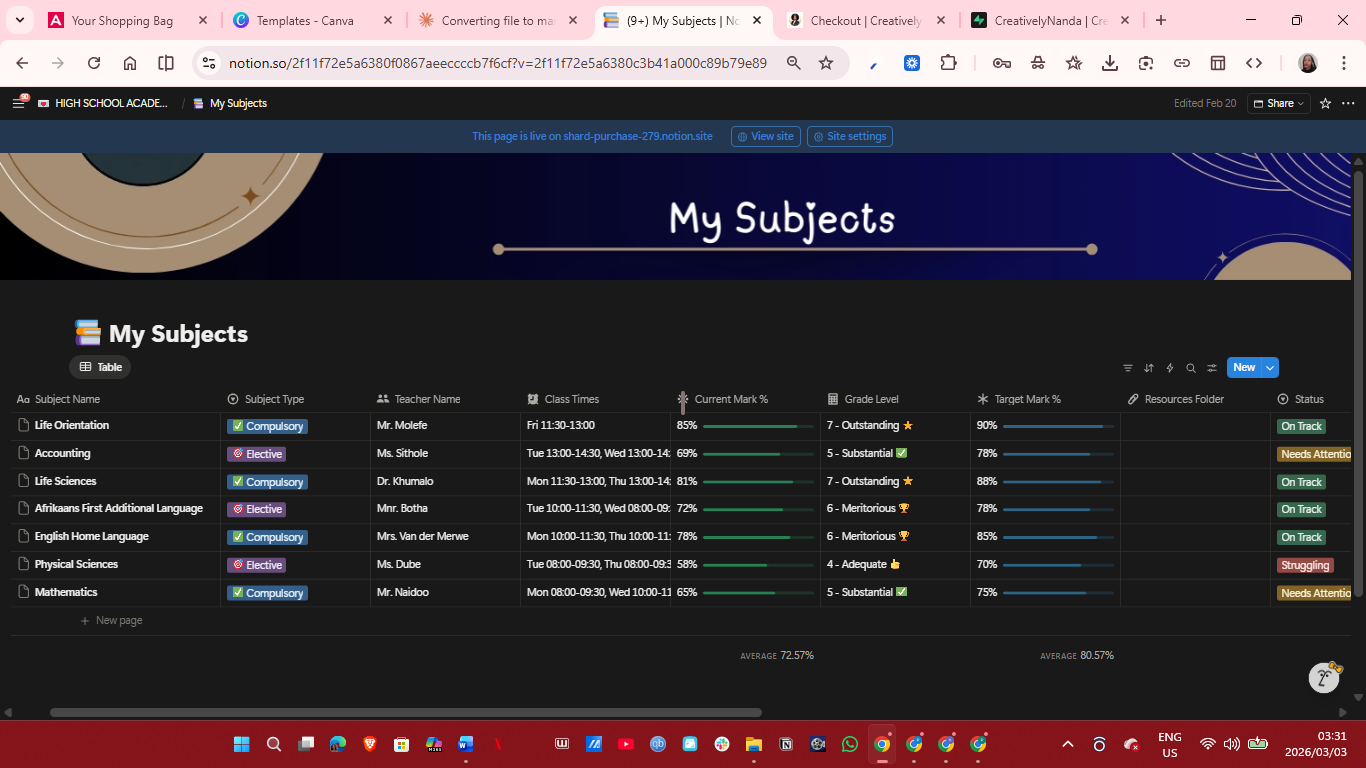 High School Academic Excellence Engine screenshot 5