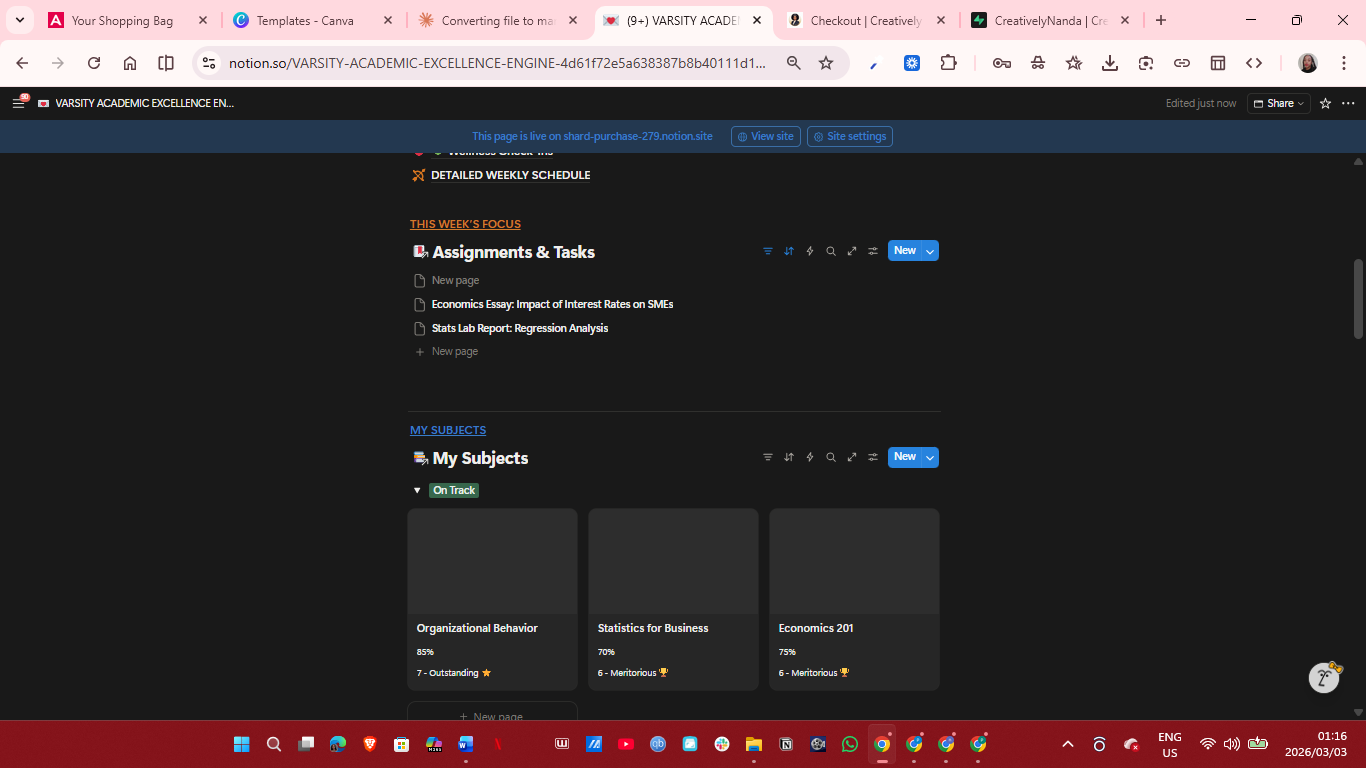 Varsity Academic Excellence Engine screenshot 3